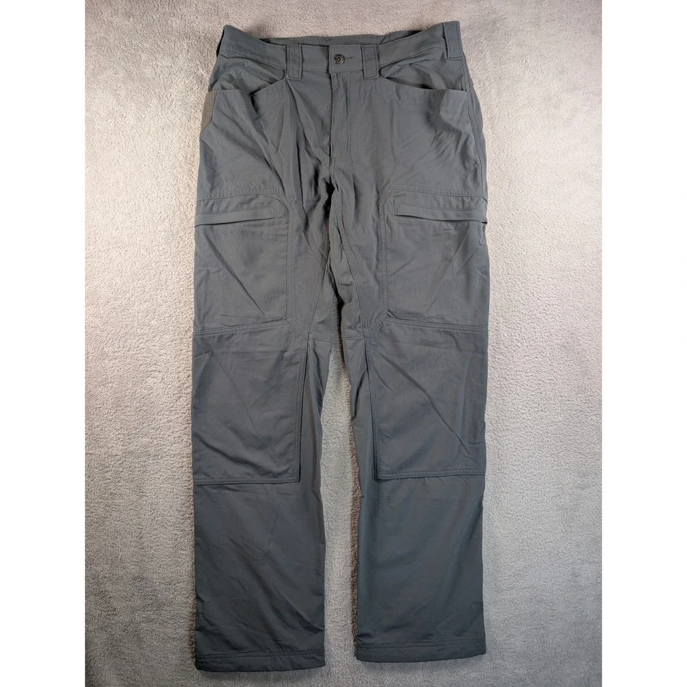 Alaskan Hardgear Duluth Trading Co Mens Gray Tactical Cargo Work Pants 34x34 BLE